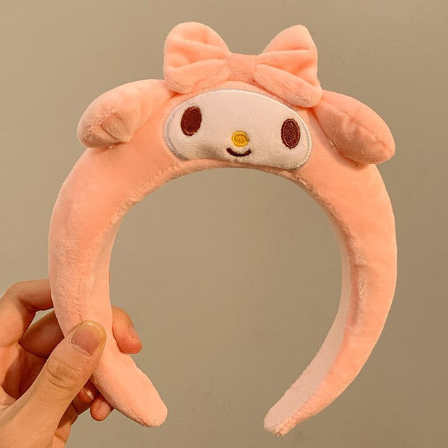 Wholesale Cartoon Cute Plush Headdress Makeup Headband Hairband Hairpin Ring Female Headband JDC-HD-Shuy008