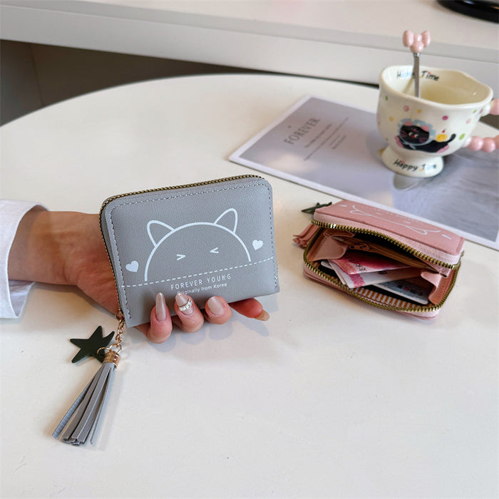 Wholesale 3pcs Simple Fresh Short Coin Purse Wallet