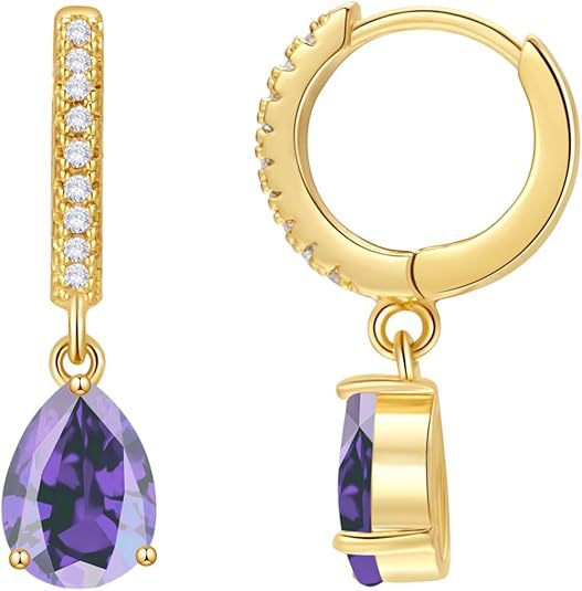 Wholesale Earrings with simple zircon water droplet earrings and micro inlaid zircon earrings