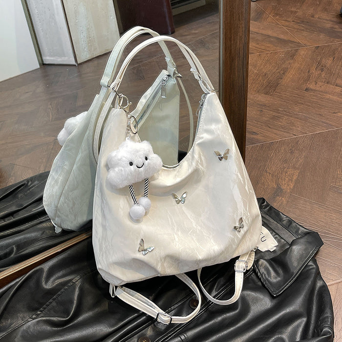 Wholesale New casual large capacity bag with a niche design, commuting backpack, single shoulder backpack