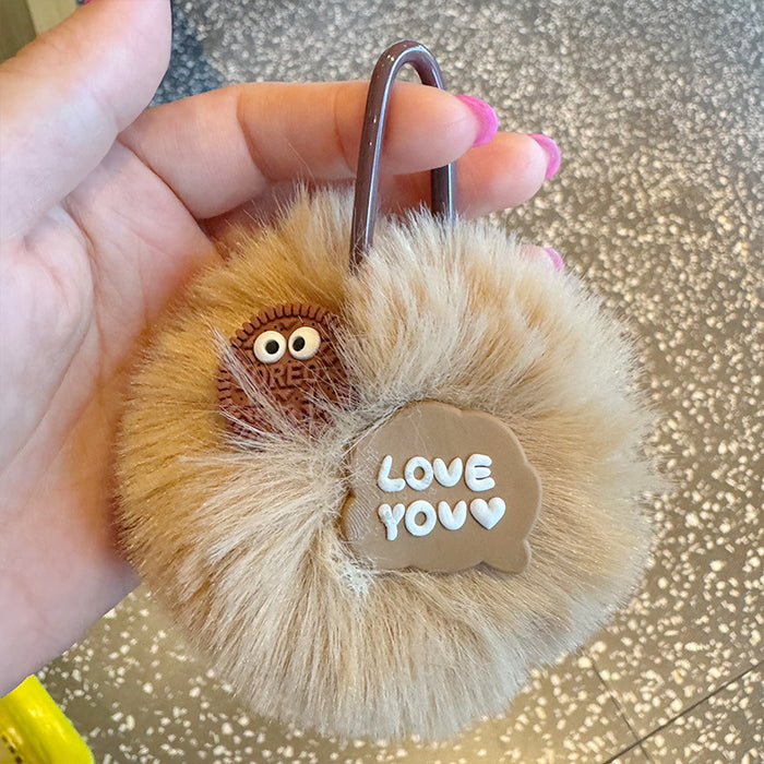 Wholesale Cartoon Animal Large Plush Ball Cute Plush Capybara Three-Dimensional Soft Bag Pendant Keychain