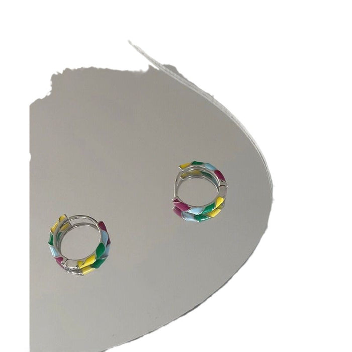 Wholesale Circle earrings for women with a sense of luxury, retro ear loops, and ear buckles