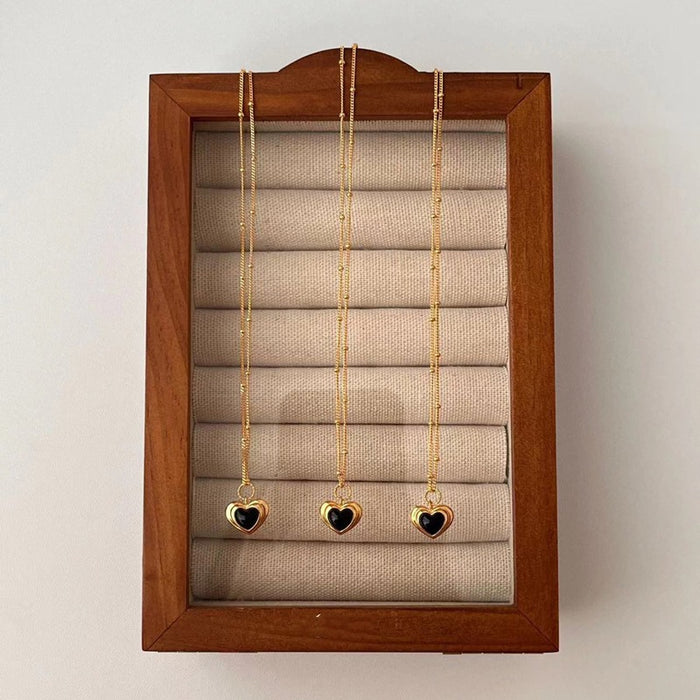 Wholesale Love necklace with niche design, light luxury and high-end sweater chain