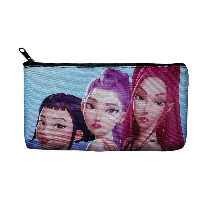 Wholesale K-pop merchandise canvas chain pencil cases stationery