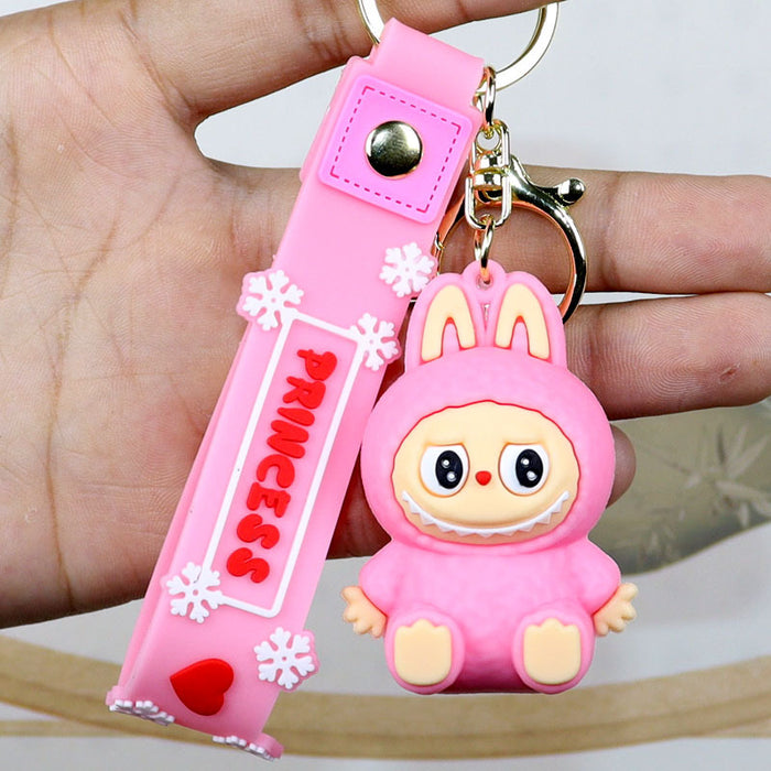 Wholesale Keychain Pendant Little Sheep Doll  Key Chain Ring Claw Machine Small Gift