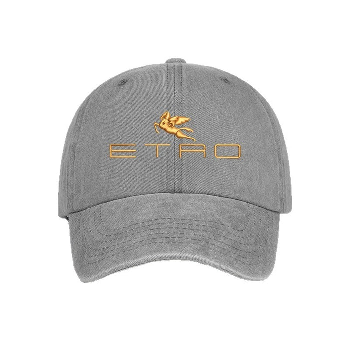 Wholesale Pegasus Letter Print Washed Baseball Cap Everyday Casual Adjustable Sun Hat