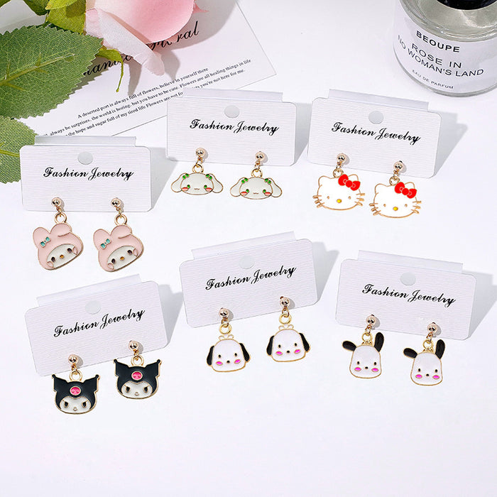 Wholesale Cartoon S925 Silver Ear Studs Boutique Resale Fashion Accessory MOQ≥2