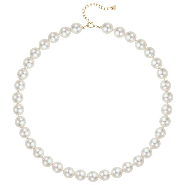 Wholesale Pearl necklace, women's light luxury, autumn and winter high-end feeling, collarbone chain, sweater accessories, necklace