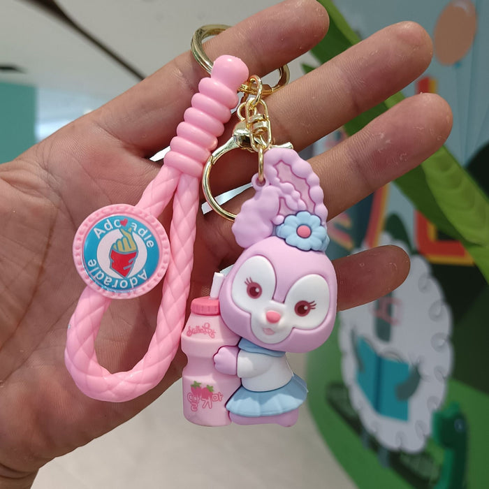 Wholesale Cute Cartoon Student PVC Keychains JDC-KC-YiChang017