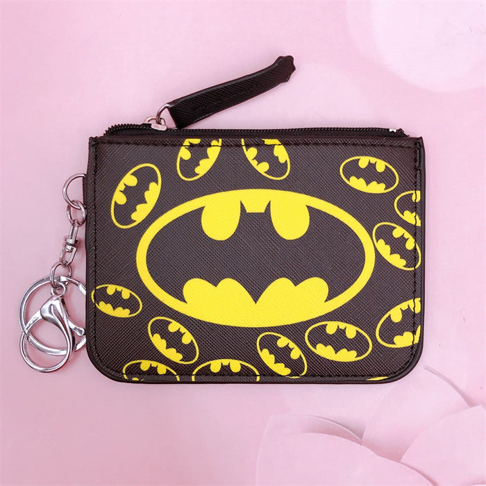 Wholesale PU Cartoon Printing with Key Ring Coin Card Holder JDC-WT-YaLL014