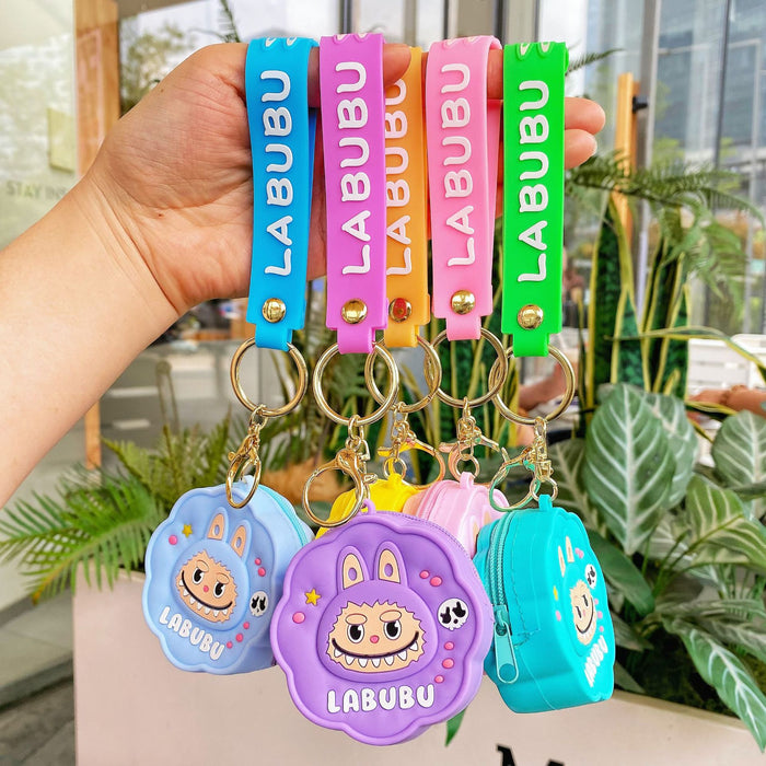 Wholesale Mini Coin Purse Keychain Little Sheep Pendant Car School Bag Key Chain Gift