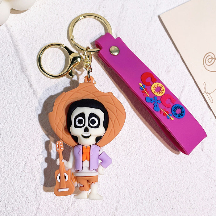 Wholesale Cartoon Silicone Doll Keychain JDC-KC-QiChao033