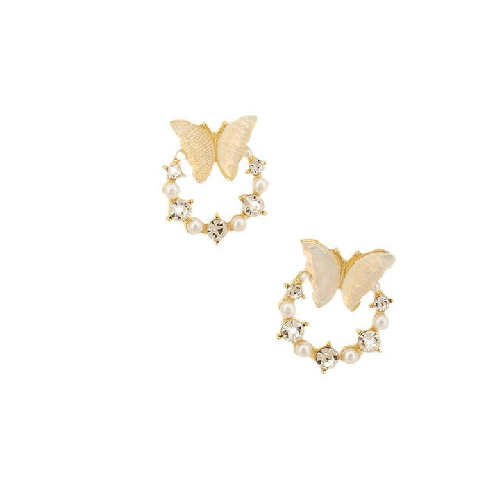 Wholesale Butterfly earrings, niche design, versatile earrings