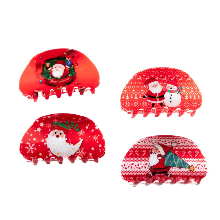 Wholesale Christmas grab clip hair clip back head headdress hairpin