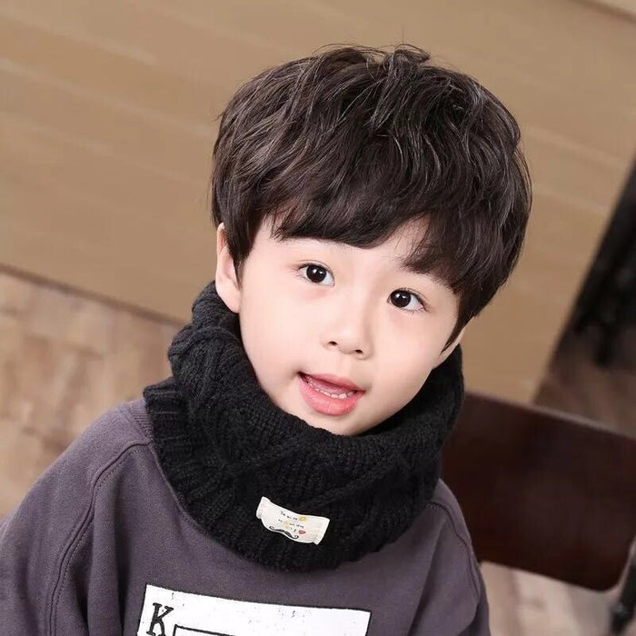 Wholesale Baby Winter Children's Scarf Neck Warmer Autumn/winter Knitted Wool Scarf Beard Neck Warmer