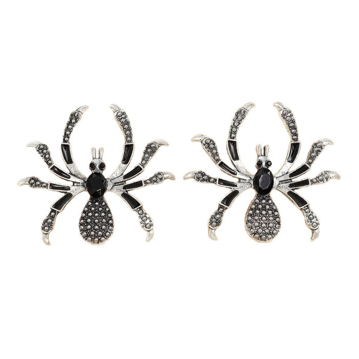 Wholesale Alloy  Ear Studs Rhinestone Gothic Punk Earrings Fashion Accessory for Party Wear
