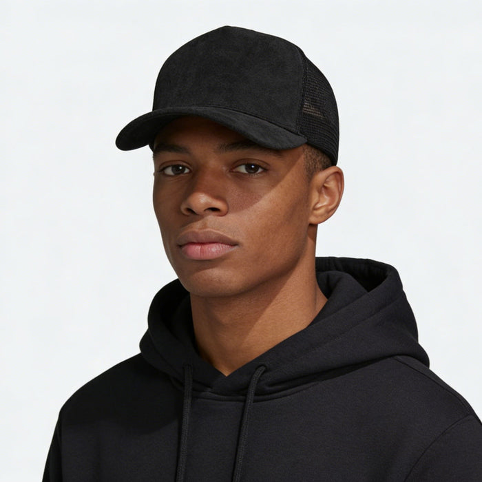Wholesale High-Quality Chic Style Suede Mesh Trucker Hat Fashion Accessory Gift
