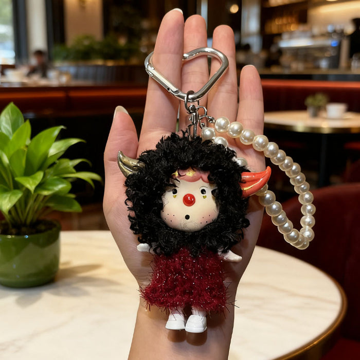Wholesale Cute plush doll keychain