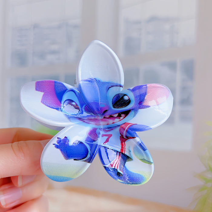 Wholesale Cute cartoon plastic egg flower shaped hair clips