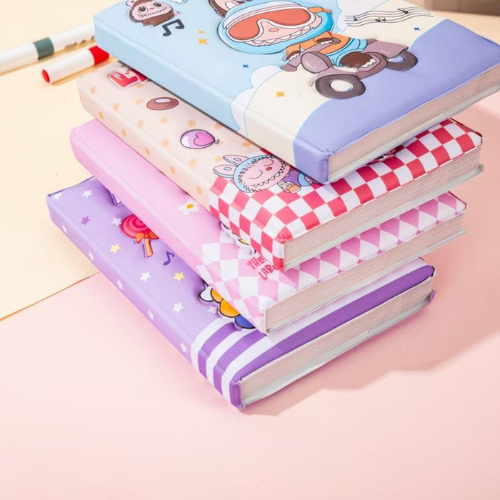 Wholesale A5 Cute Cartoon 3D  Hand Ledger Notebook