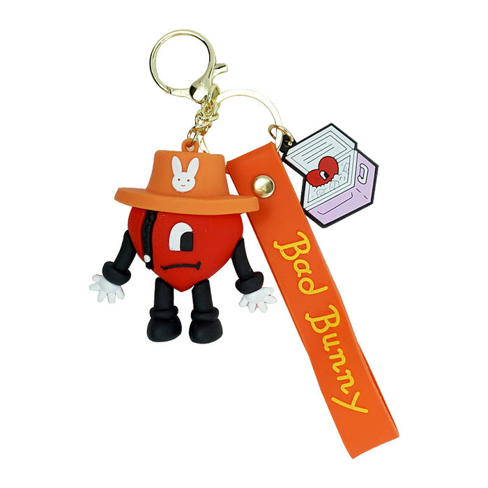 Wholesale Rubber Cartoon Doll Keychain JDC-KC-Yexiang014