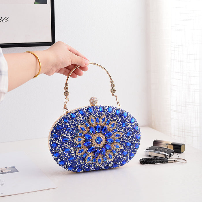 Wholesale Sunflower Evening Bag Diamond Handbag JDC-HB-YiX004