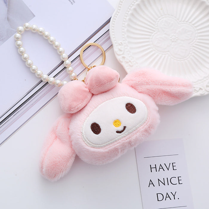 Wholesale Plush Doll Pendant Bag Keychain Pearl