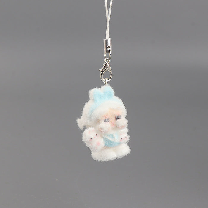 Wholesale Creative Velvet Keychain Cute Cartoon Doll Phone Strap