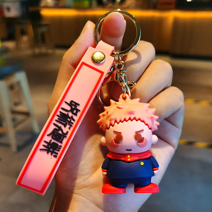 Wholesale Cartoon Doll Silicone Keychain JDC-KC-Tingm258