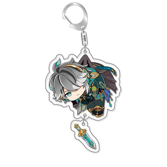 Wholesale Anime peripheral Yuan acrylic keychain accessory