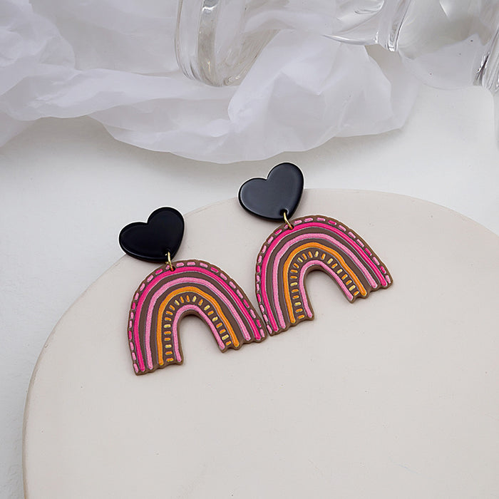 Wholesale Cartoon Acrylic Earrings JDC-ES-MDD103