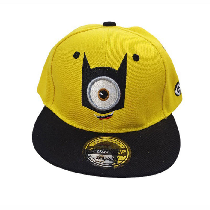 Wholesale Children's Flat brimmed Hat Cartoon Embroidered Hat Children's Baseball Hat Outdoor Duck Tongue Hat