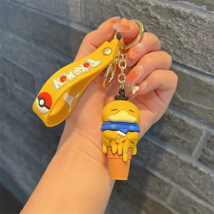 Wholesale Keychain Cartoon PVC Doll Car Parts Keychain Pendant