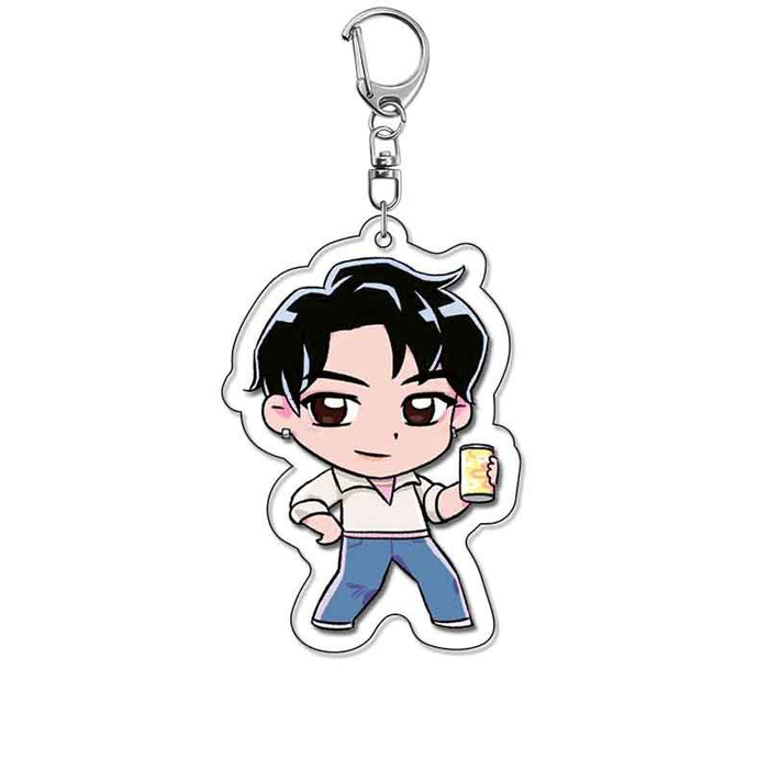 Wholesale Anime merchandise 2D acrylic keychain