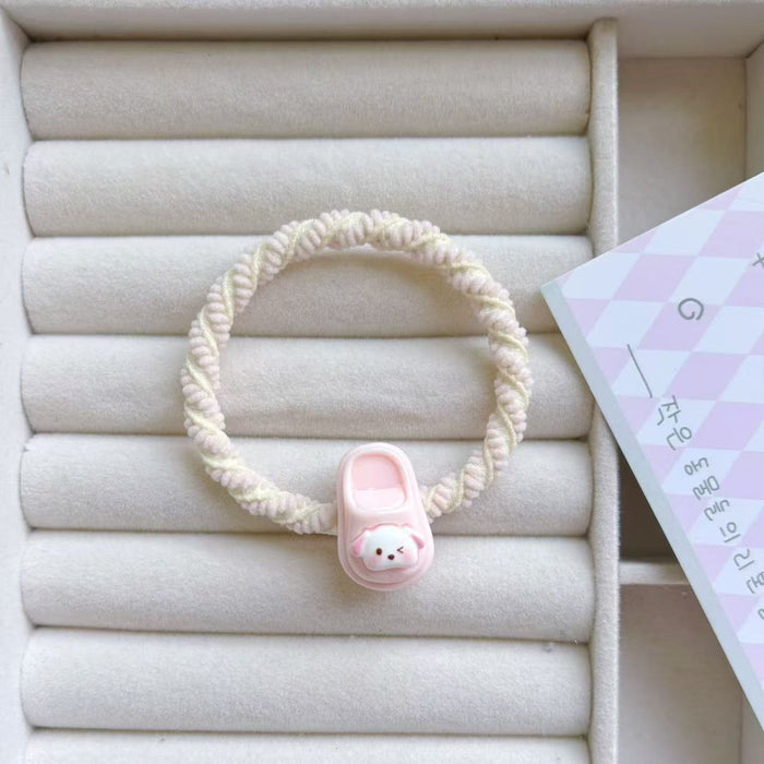 Wholesale Cartoon Cute Small Slippers Hair Ring Ins Girl Headband Student All-match Hair Accessories
