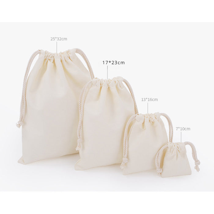 Wholesale Cartoon Canvas Drawstring Travel Storage Bag Handbags