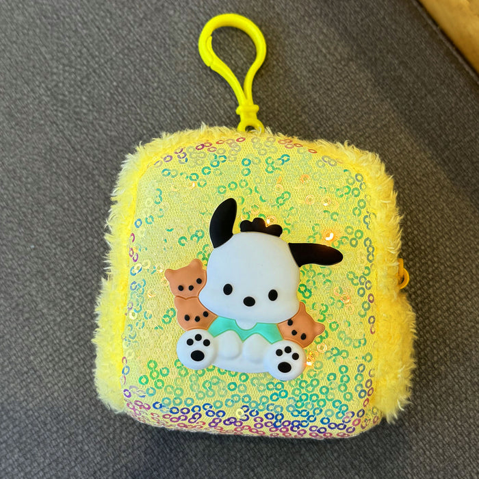 Wholesale  Keychain Pendant  Coin Purse Cartoon Colorful  Coin Purse