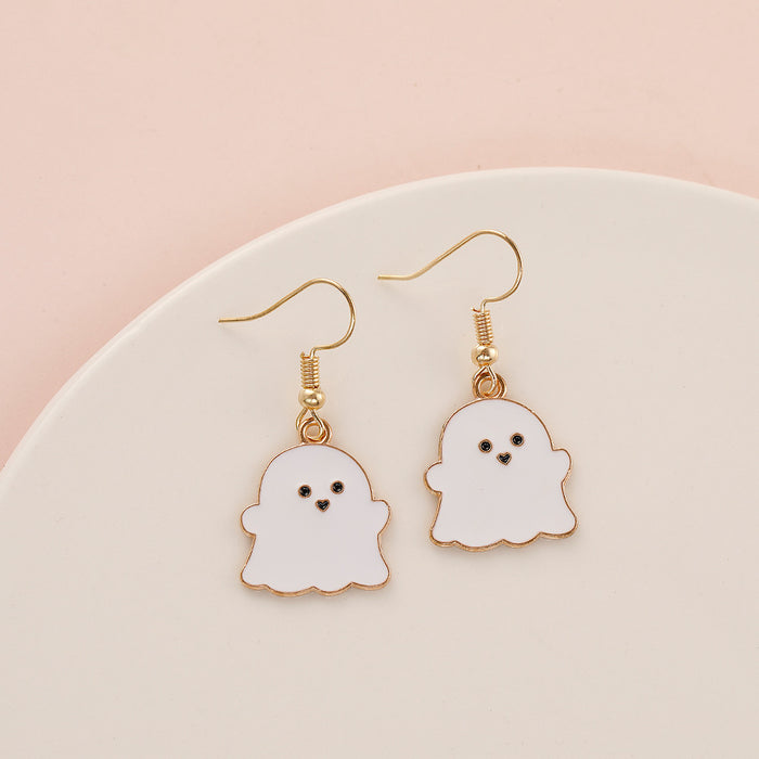 Wholesale   Earrings Temu Popular Devil Pumpkin Bat Holiday Earrings