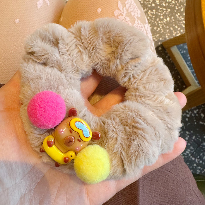 Wholesale Cartoon Animal Hair Scrunchies