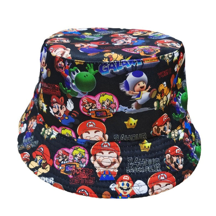 Wholesale Cartoon Print Cotton Bucket Hat JDC-FH-BoD017