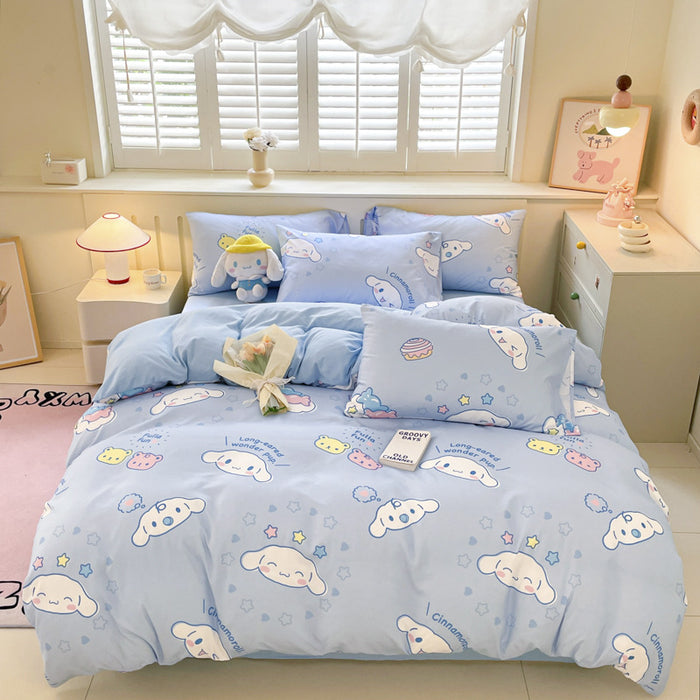 Wholesale Cartoon Bed Sheets, Dust Covers, Protective Covers, Skin Friendly and Frosted Bed Sheets JDC-SEE-AiErMei003