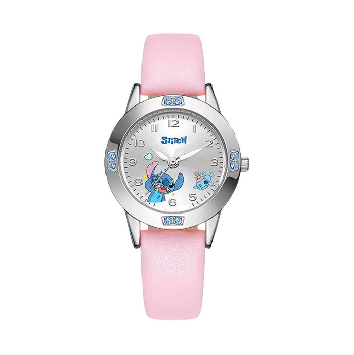 Wholesale Cartoon Children' s Watch with Diamonds Quartz Watch for Boys and Girls