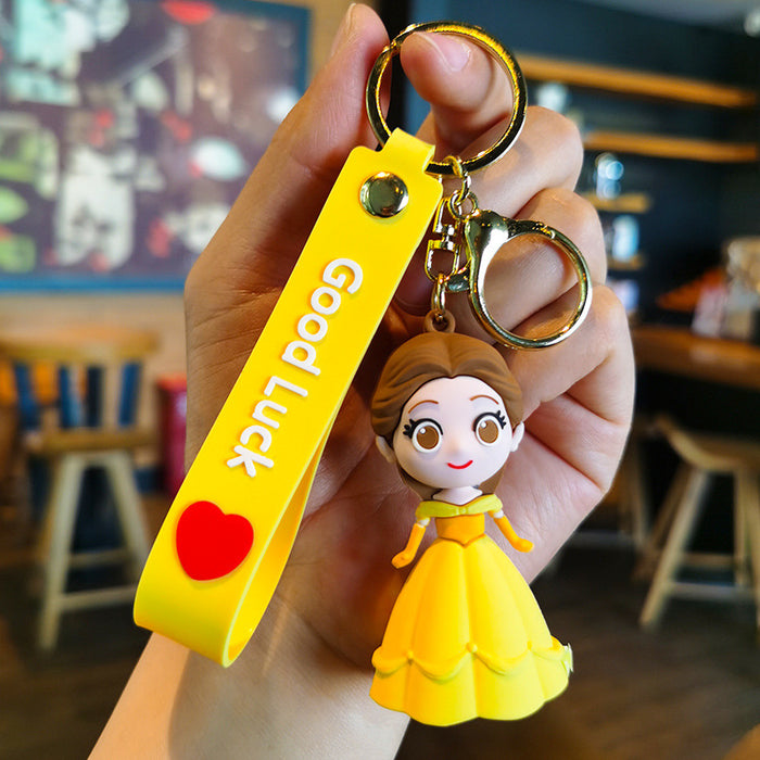 Wholesale Cartoon Doll Silicone Keychain JDC-KC-Tingm126