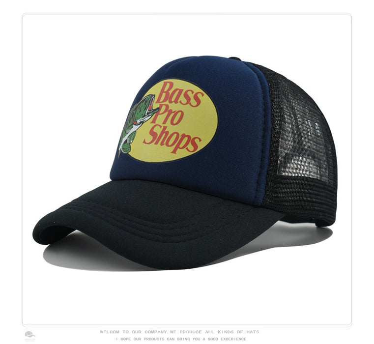 Wholesale Printed baseball cap summer net cap outdoor sunscreen sunshade driver cap