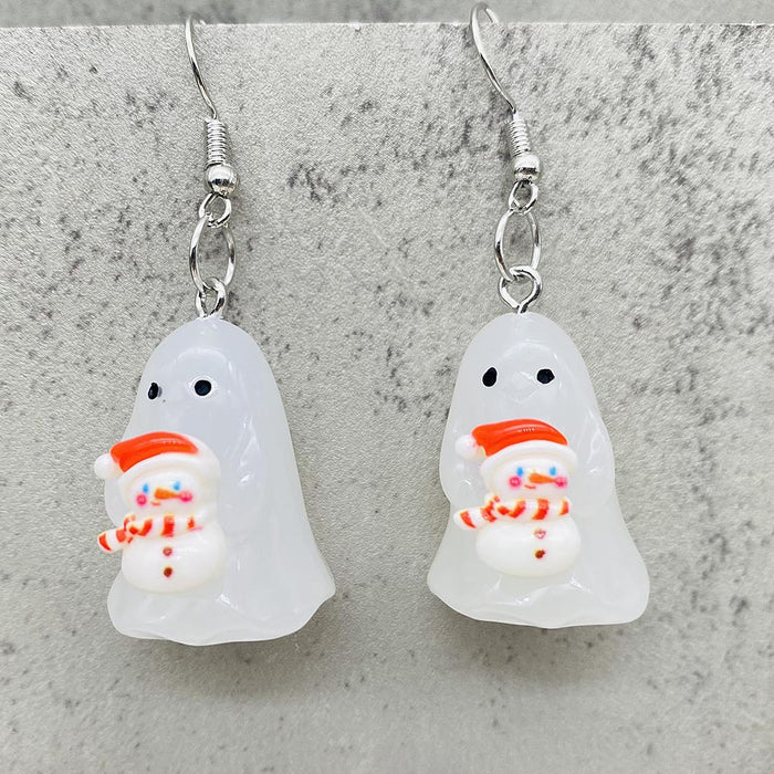 Wholesale  Earrings Ghost Pumpkin Corn Sugar Pendant Necklace  Christmas Jewelry