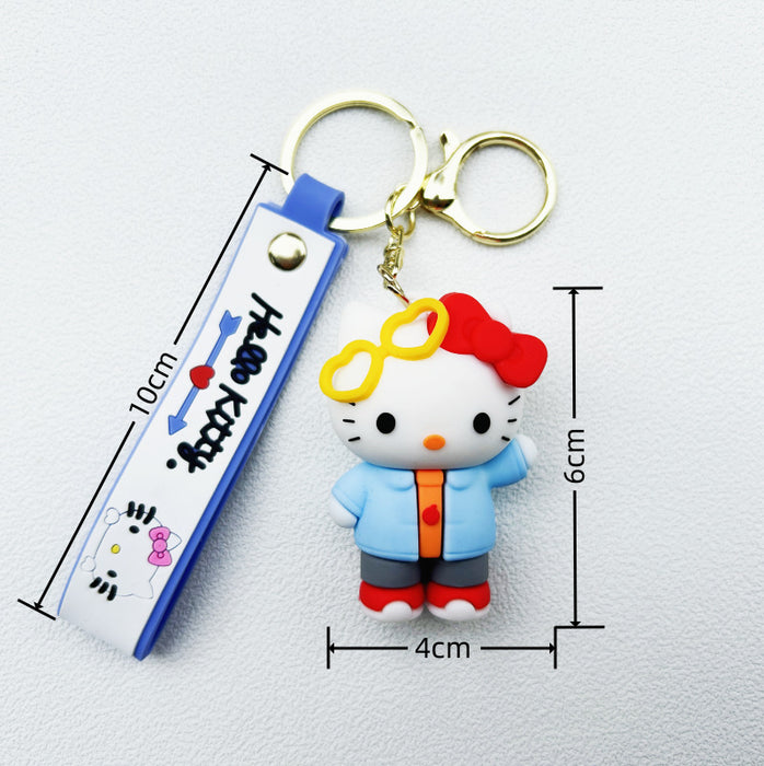 Wholesale PVC Cartoon Doll Keychain JDC-KC-WuYi116
