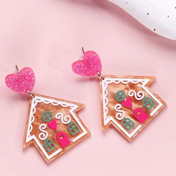 Wholesale Cute Cartoon Christmas Earrings