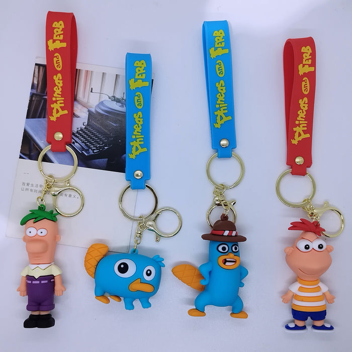 Wholesale cartoon doll key chain pendant bag car key chain accessories