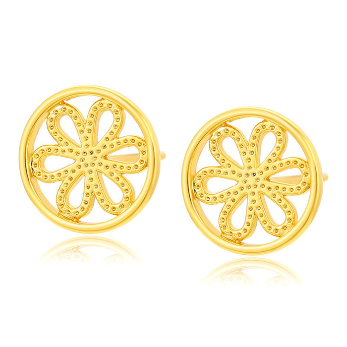 Wholesale Simulation Flower Women's High-end Sense Niche Fashion Retro Earrings JDC-ES-XP001