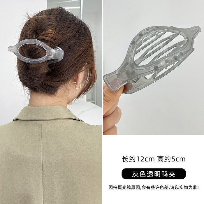 Wholesale Pearl Head Clip Headwear Frog Buckle Hairpin Women's  Duckbill Clip Hairpin